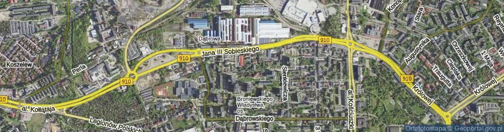 Zdjęcie satelitarne Żeromskiego Stefana ul.